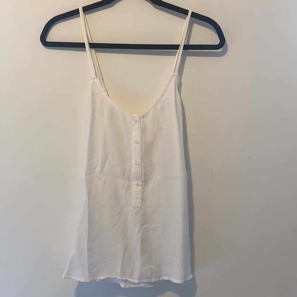 Anthropologie white tank top
